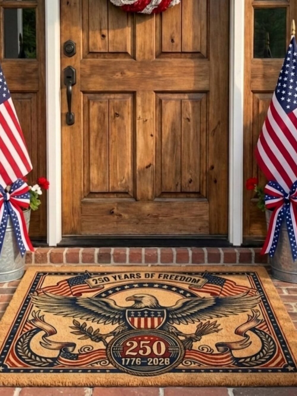250 Years of Freedom USA Doormat - Picture 3 of 4